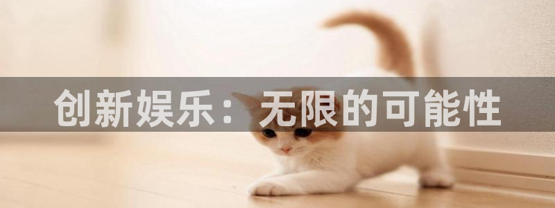 开心彩正版官网入口：创新娱乐：无限的可能性
